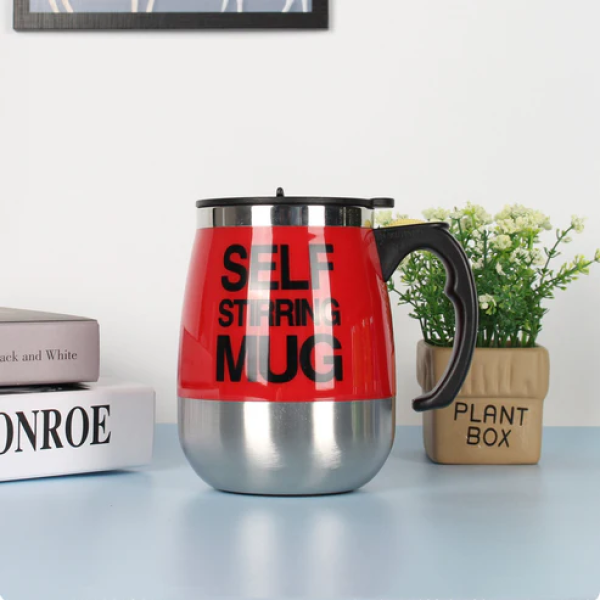 Electric Self Stirring Coffee Mug Cup Stainless Steel Automatic Self Mixing & Spinning Home Office Travel Mixer Milk Whisk Cup - Image 7