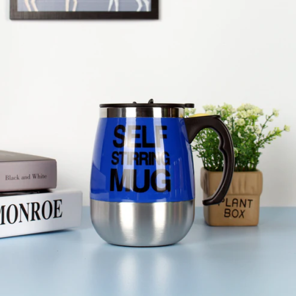 Electric Self Stirring Coffee Mug Cup Stainless Steel Automatic Self Mixing & Spinning Home Office Travel Mixer Milk Whisk Cup - Image 6