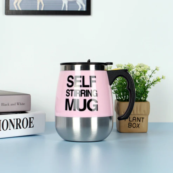 Electric Self Stirring Coffee Mug Cup Stainless Steel Automatic Self Mixing & Spinning Home Office Travel Mixer Milk Whisk Cup - Image 5